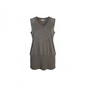 ✨ Twenty One Gray Sequin V-Neck Sweater Top